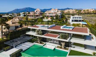 New, modern, majestic villa for sale, frontline golf with panoramic views in five-star golf resort in Marbella - Benahavis 38454 