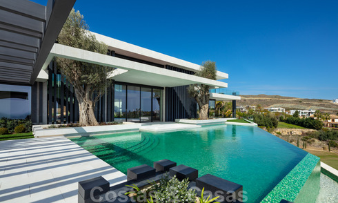 New, modern, majestic villa for sale, frontline golf with panoramic views in five-star golf resort in Marbella - Benahavis 38479