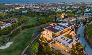 New, modern, majestic villa for sale, frontline golf with panoramic views in five-star golf resort in Marbella - Benahavis 38484 