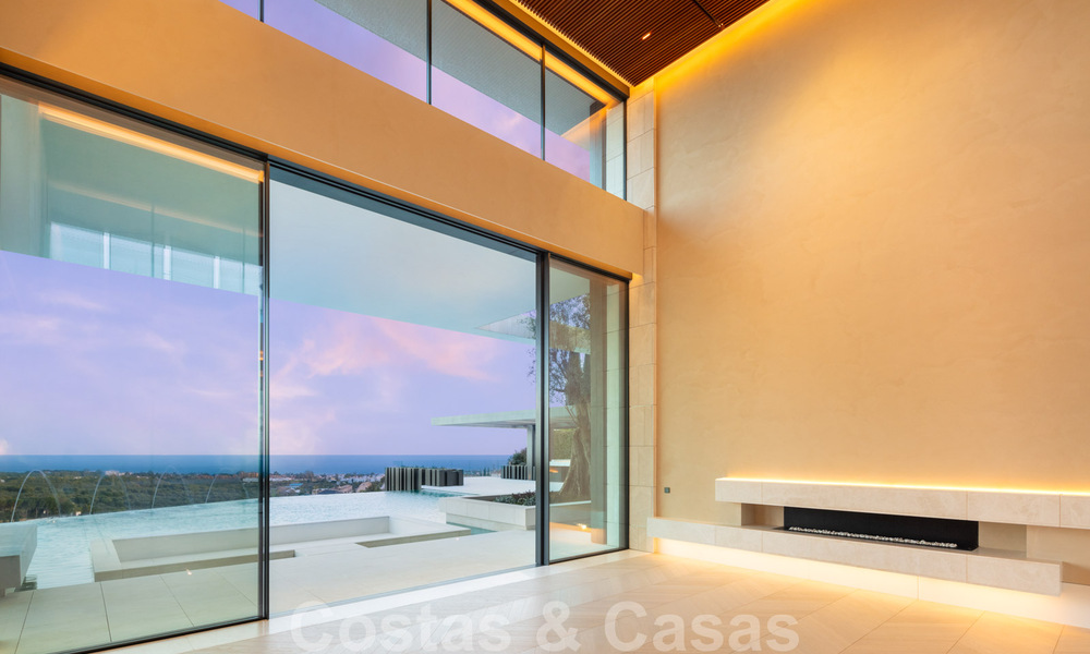 New, modern, majestic villa for sale, frontline golf with panoramic views in five-star golf resort in Marbella - Benahavis 38485