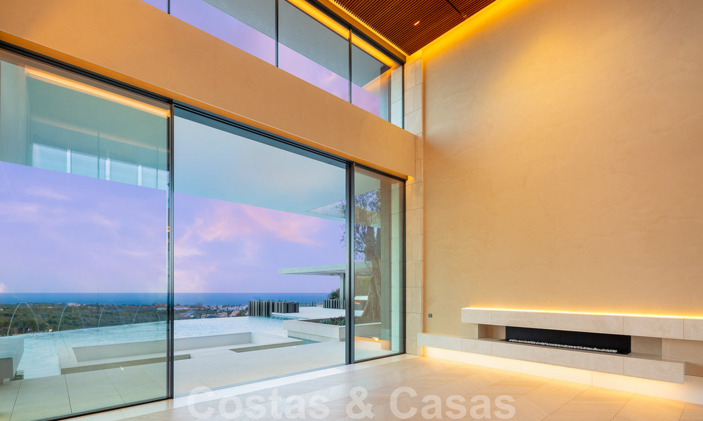 New, modern, majestic villa for sale, frontline golf with panoramic views in five-star golf resort in Marbella - Benahavis 52370