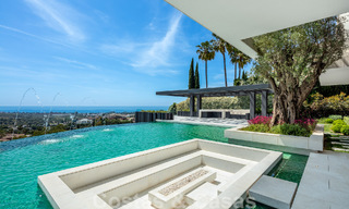 New, modern, majestic villa for sale, frontline golf with panoramic views in five-star golf resort in Marbella - Benahavis 52375 