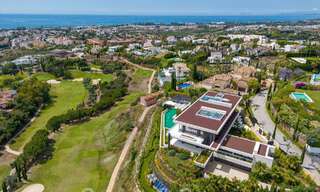 New, modern, majestic villa for sale, frontline golf with panoramic views in five-star golf resort in Marbella - Benahavis 52385 