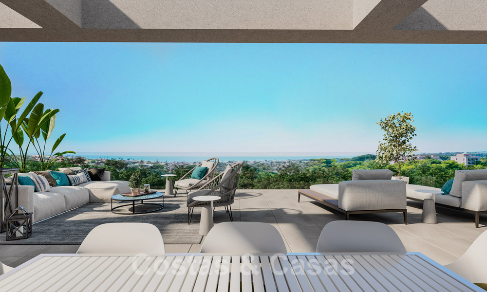 New modern apartments for sale in Elviria beach in Marbella 38506