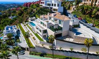 Turnkey, brand new luxury villa for sale with panoramic sea views, in a first class golf resort, Benahavis - Marbella. Reduced in price! 38560 