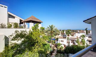 Contemporary penthouse for sale with panoramic sea views in an exclusive gated and secure community in Benahavis - Marbella 38580 