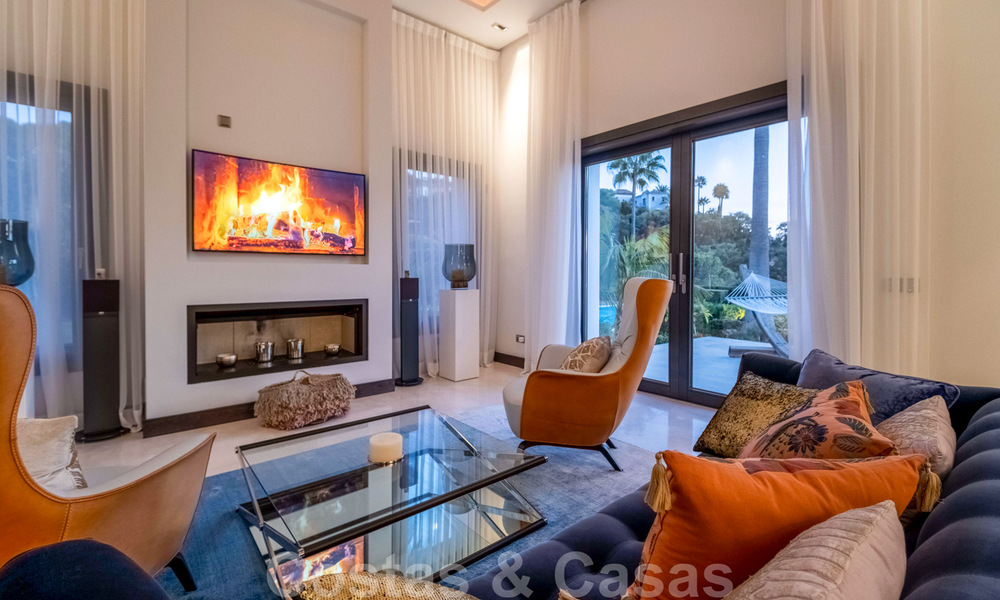 Contemporary luxury villa for sale in frontline golf with stunning views in the exclusive La Zagaleta Golf resort, Benahavis - Marbella 38677
