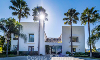 Contemporary luxury villa for sale in frontline golf with stunning views in the exclusive La Zagaleta Golf resort, Benahavis - Marbella 38682 