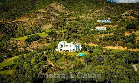 Contemporary luxury villa for sale in frontline golf with stunning views in the exclusive La Zagaleta Golf resort, Benahavis - Marbella 38685