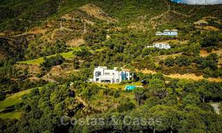 Contemporary luxury villa for sale in frontline golf with stunning views in the exclusive La Zagaleta Golf resort, Benahavis - Marbella 38685 