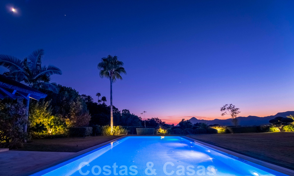 Contemporary luxury villa for sale in frontline golf with stunning views in the exclusive La Zagaleta Golf resort, Benahavis - Marbella 38690