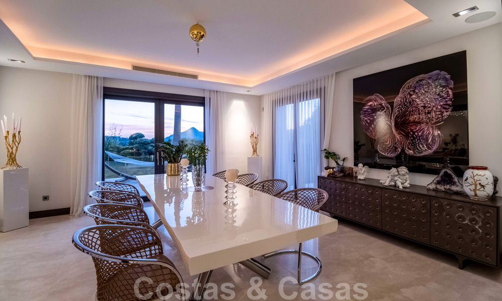 Contemporary luxury villa for sale in frontline golf with stunning views in the exclusive La Zagaleta Golf resort, Benahavis - Marbella 38691