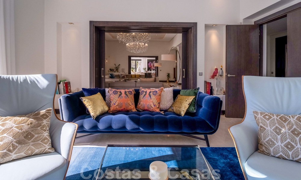 Contemporary luxury villa for sale in frontline golf with stunning views in the exclusive La Zagaleta Golf resort, Benahavis - Marbella 38700
