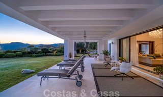 Contemporary luxury villa for sale in frontline golf with stunning views in the exclusive La Zagaleta Golf resort, Benahavis - Marbella 38701 