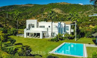 Contemporary luxury villa for sale in frontline golf with stunning views in the exclusive La Zagaleta Golf resort, Benahavis - Marbella 38702 
