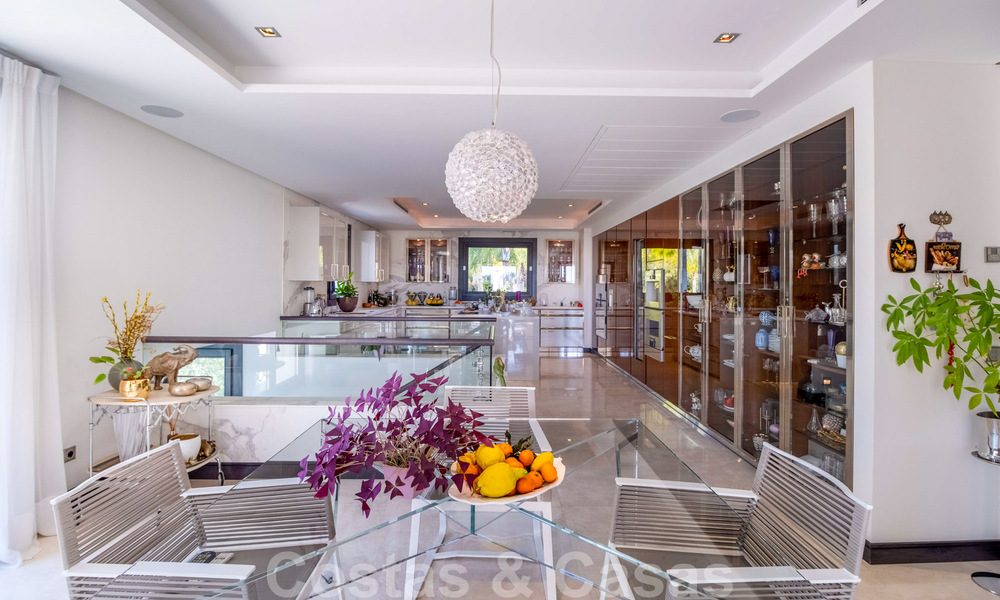 Contemporary luxury villa for sale in frontline golf with stunning views in the exclusive La Zagaleta Golf resort, Benahavis - Marbella 38703