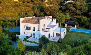 Contemporary luxury villa for sale in frontline golf with stunning views in the exclusive La Zagaleta Golf resort, Benahavis - Marbella 38709 