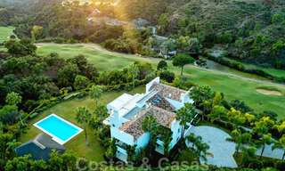 Contemporary luxury villa for sale in frontline golf with stunning views in the exclusive La Zagaleta Golf resort, Benahavis - Marbella 38711 
