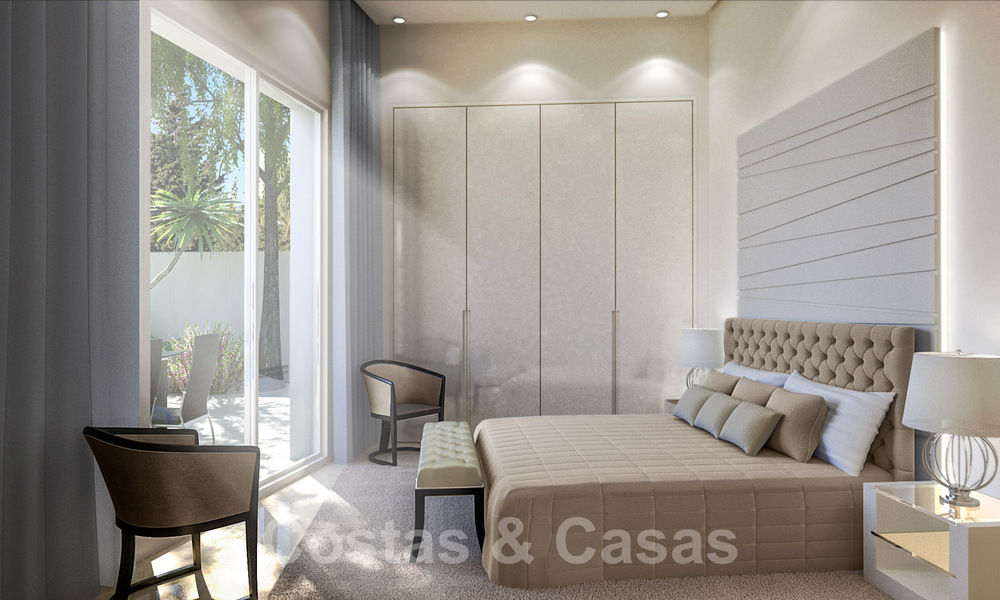 Modern, luxurious villa for sale in exclusive beachside urbanization on the Golden Mile in Marbella 38795