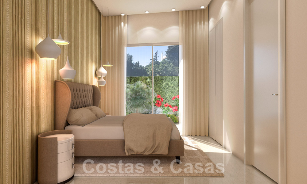 Modern, luxurious villa for sale in exclusive beachside urbanization on the Golden Mile in Marbella 38796