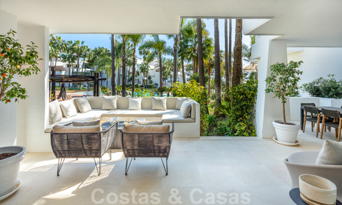 Luxuriously renovated, contemporary apartment with stunning garden views for sale in Puente Romano - Golden Mile of Marbella 38913