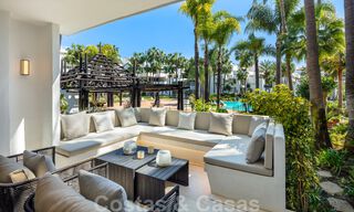 Luxuriously renovated, contemporary apartment with stunning garden views for sale in Puente Romano - Golden Mile of Marbella 38914 