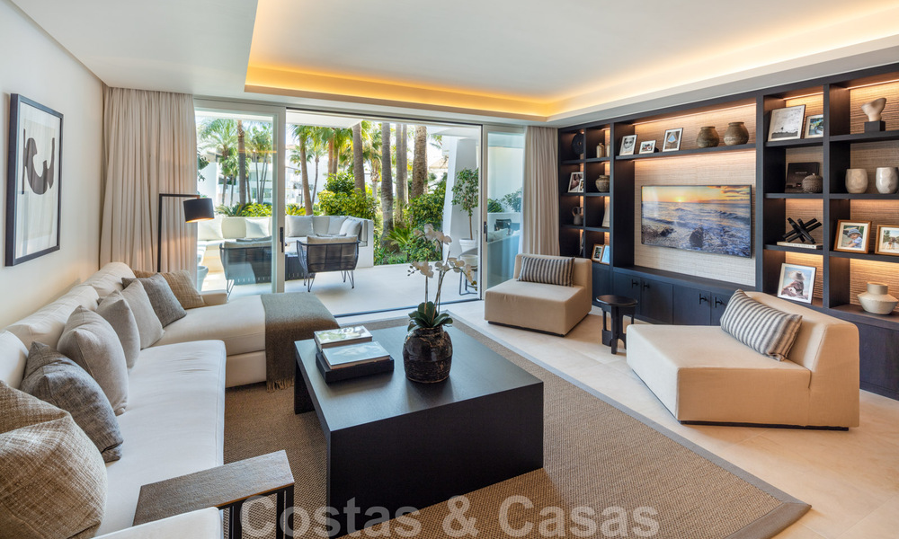 Luxuriously renovated, contemporary apartment with stunning garden views for sale in Puente Romano - Golden Mile of Marbella 38918
