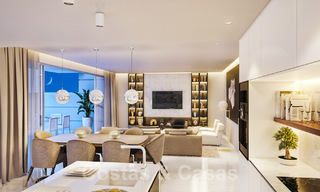 Modern, contemporary luxury apartments with beautiful sea views for sale, a short drive from the center of Marbella 38908 