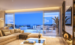 Modern, contemporary luxury apartments with beautiful sea views for sale, a short drive from the center of Marbella 38909 