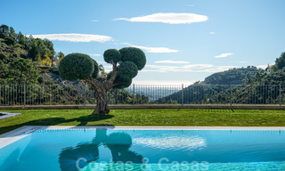 Majestic, contemporary, Mediterranean luxury villa for sale with sea views in the exclusive El Madroñal in Benahavis - Marbella 38840 