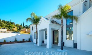 Majestic, contemporary, Mediterranean luxury villa for sale with sea views in the exclusive El Madroñal in Benahavis - Marbella 38842 