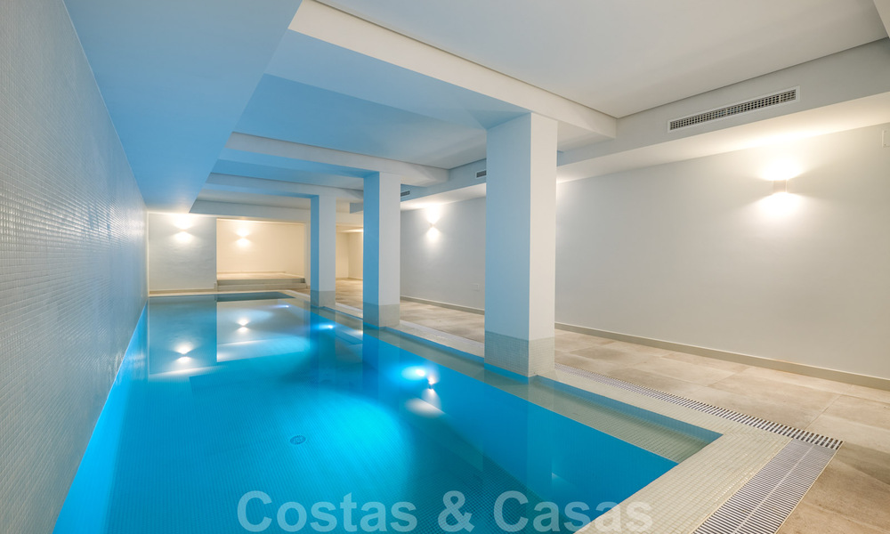 Majestic, contemporary, Mediterranean luxury villa for sale with sea views in the exclusive El Madroñal in Benahavis - Marbella 38845