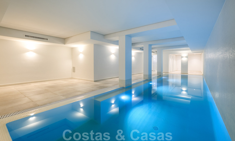 Majestic, contemporary, Mediterranean luxury villa for sale with sea views in the exclusive El Madroñal in Benahavis - Marbella 38846