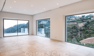 Majestic, contemporary, Mediterranean luxury villa for sale with sea views in the exclusive El Madroñal in Benahavis - Marbella 38851 