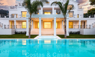Majestic, contemporary, Mediterranean luxury villa for sale with sea views in the exclusive El Madroñal in Benahavis - Marbella 38854 