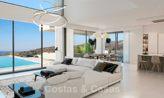 Modern, luxury villa for sale in a golf resort in Mijas on the Costa del Sol with panoramic views of the countryside and sea 38940 