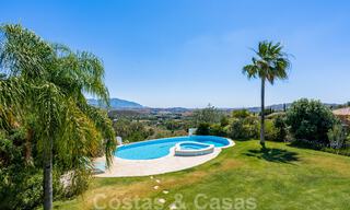 Elegant, Spanish luxury villa for sale on large plot in Mijas, Costa del Sol. Ready to move in. 38974 