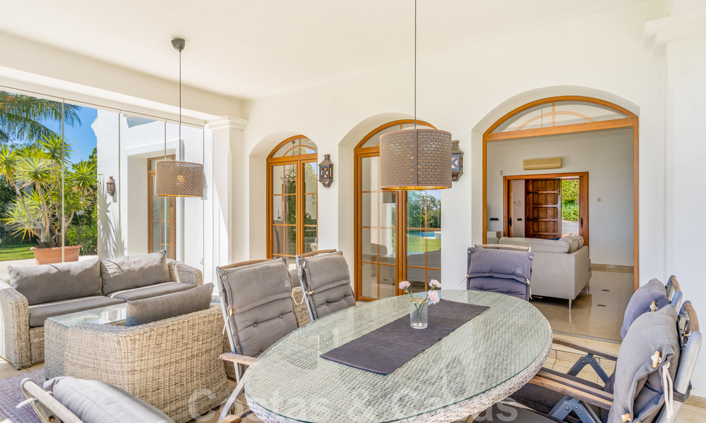 Elegant, Spanish luxury villa for sale on large plot in Mijas, Costa del Sol. Ready to move in. 38978