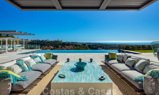Prestigious, contemporary Mediterranean villa for sale, frontline golf in five star golf resort in Benahavis - Marbella 39017 