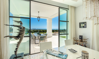 Prestigious, contemporary Mediterranean villa for sale, frontline golf in five star golf resort in Benahavis - Marbella 39025 