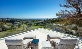 Prestigious, contemporary Mediterranean villa for sale, frontline golf in five star golf resort in Benahavis - Marbella 39028 