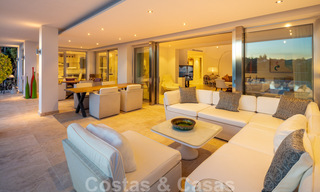Contemporary, prime location luxury villa for sale in a gated community, frontline golf Las Brisas in Nueva Andalucia, Marbella 39069 