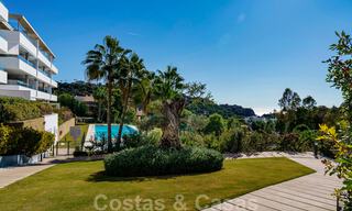 Modern, contemporary, luxury penthouse for sale with panoramic views of the valley and the sea in exclusive Benahavis - Marbella 39098 