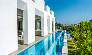 Breathtaking, ultra-modern, luxury villa for sale with panoramic sea views in Nueva Andalucia, Marbella within walking distance to Puerto Banus 39206 