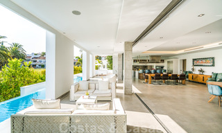 Breathtaking, ultra-modern, luxury villa for sale with panoramic sea views in Nueva Andalucia, Marbella within walking distance to Puerto Banus 39212 