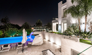 Breathtaking, ultra-modern, luxury villa for sale with panoramic sea views in Nueva Andalucia, Marbella within walking distance to Puerto Banus 39223 