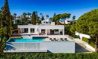 Contemporary, luxury villa for sale, frontline Las Brisas golf with stunning views in Nueva Andalucia, Marbella 39239 