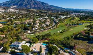 Contemporary, luxury villa for sale, frontline Las Brisas golf with stunning views in Nueva Andalucia, Marbella 39241 
