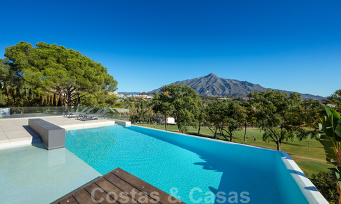 Contemporary, luxury villa for sale, frontline Las Brisas golf with stunning views in Nueva Andalucia, Marbella 39245
