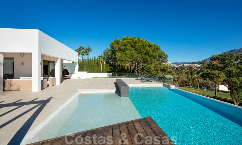 Contemporary, luxury villa for sale, frontline Las Brisas golf with stunning views in Nueva Andalucia, Marbella 39246